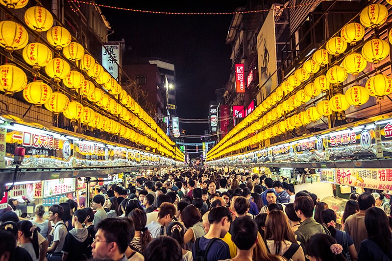 Dạo chơi chợ đêm tại Đài Loan