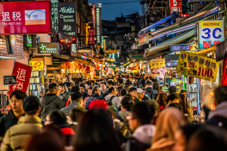 Chợ đêm Đài Loan nổi tiếng