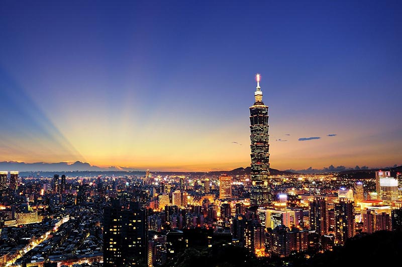 Địa điểm du lịch Đài Loan nổi tiếng ở Đài Bắc - Tháp Taipei 101