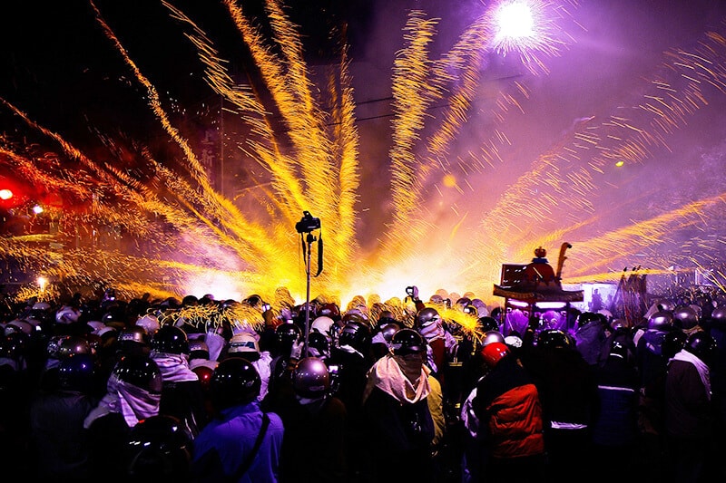Lễ hội pháo hoa Diên Thủy du lịch Đài Loan