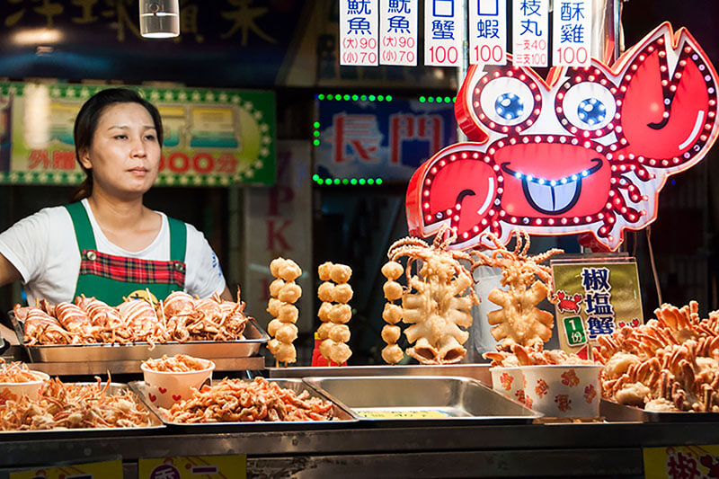 Thưởng thức ẩm thực đường phố Đài Loan