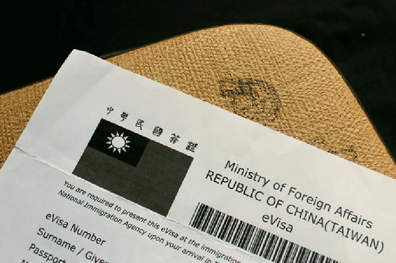 Visa e quan hồng Du Lịch Đài Loan